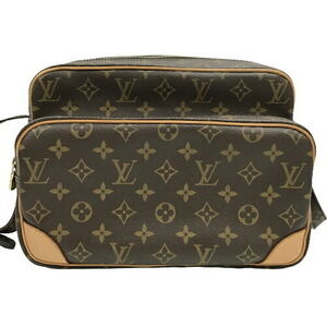 Louis Vuitton Bag Shoulder Brown Monogram Nile